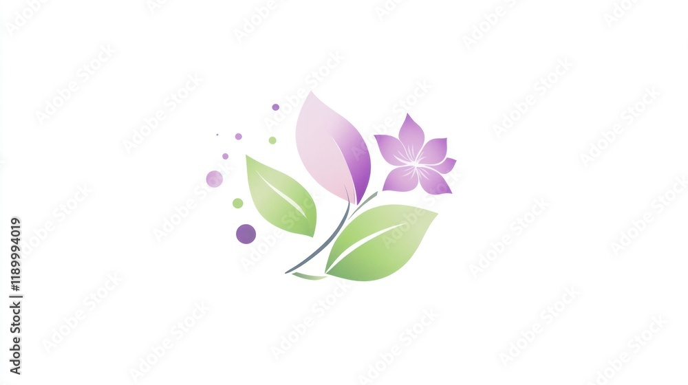 Pastel floral design, website header, serenity background Pastel floral design, website header, serenity background
