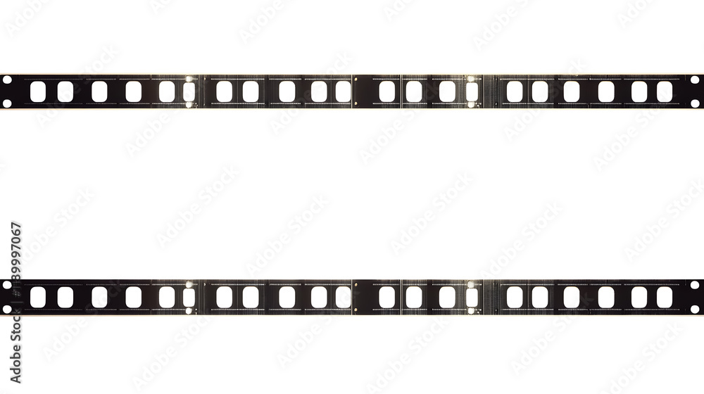 A long filmstrip showcases empty frames, ready for memories to be captured. A long filmstrip showcases empty frames, ready for memories to be captured.