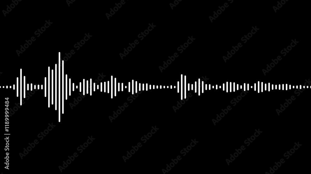 Sound wave, audio spectrum simulation Audio waveform equalizer, White audio waveform spectrum animation,
Audio spectrum animation black background, line digital minimalist voice, and soundtrack Sound wave, audio spectrum simulation Audio waveform equalizer, White audio waveform spectrum animation,
Audio spectrum animation black background, line digital minimalist voice, and soundtrack