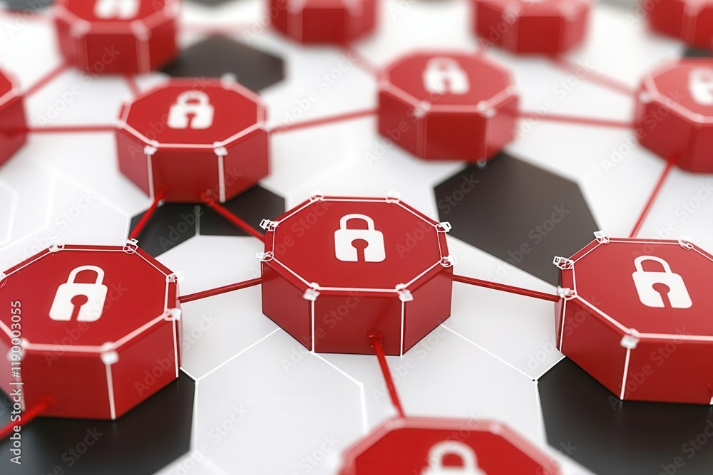 Fototapeta premium Securing fintech platforms with cybersecurity measures, Digital Payments + Fintech + Security, ,