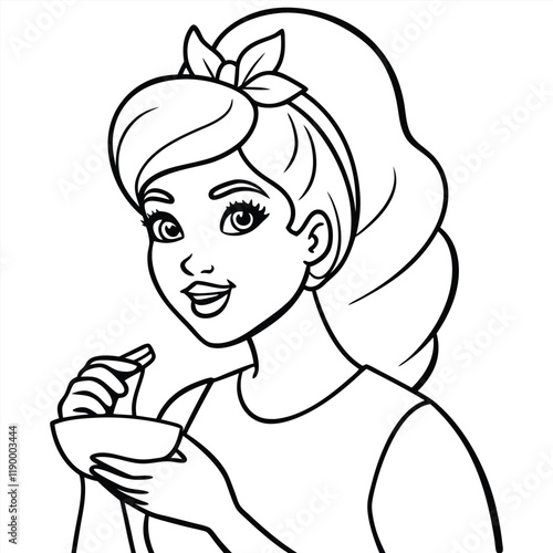 girl with a cigarette