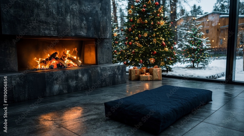 Cozy Christmas Fireplace Winter Wonderland Gifts Decor Cozy Christmas Fireplace Winter Wonderland Gifts Decor