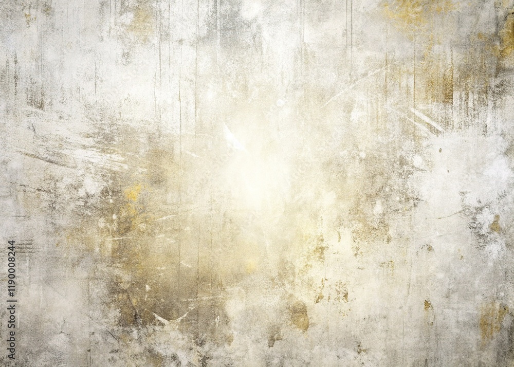 Obraz premium Abstract White Textured Background, Distressed Light Backdrop, Scratched Dust Design, Copyspace, Bright Colors, Sharp Details, Abstract Art