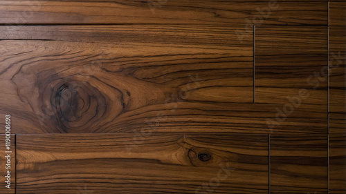 Dark wood grain displays natural knots and textures, suitable for backgrounds, frames, furniture textures, woodworking designs, or rustic-themed graphics photo