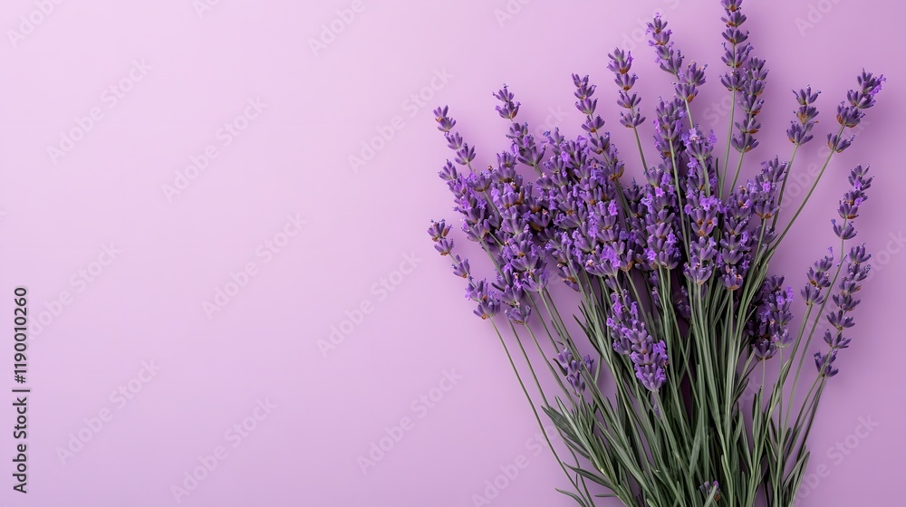 Fototapeta premium Solid lavender purple flat color background with no texture