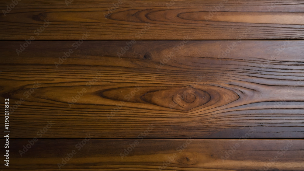 Fototapeta premium Dark wood grain displays natural knots and textures, suitable for backgrounds, frames, furniture textures, woodworking designs, or rustic-themed graphics