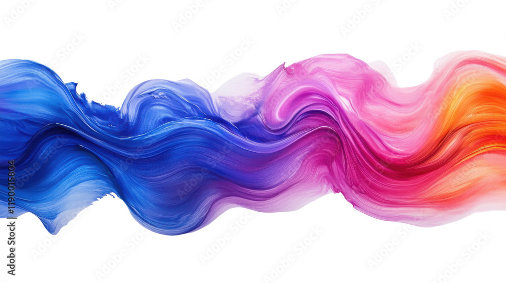 Obraz premium abstract colorful background isolated on white background
