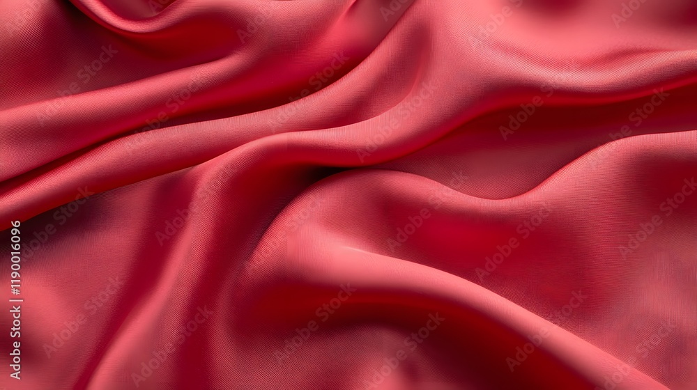 Fototapeta premium Bright cherry red solid color background with smooth fade