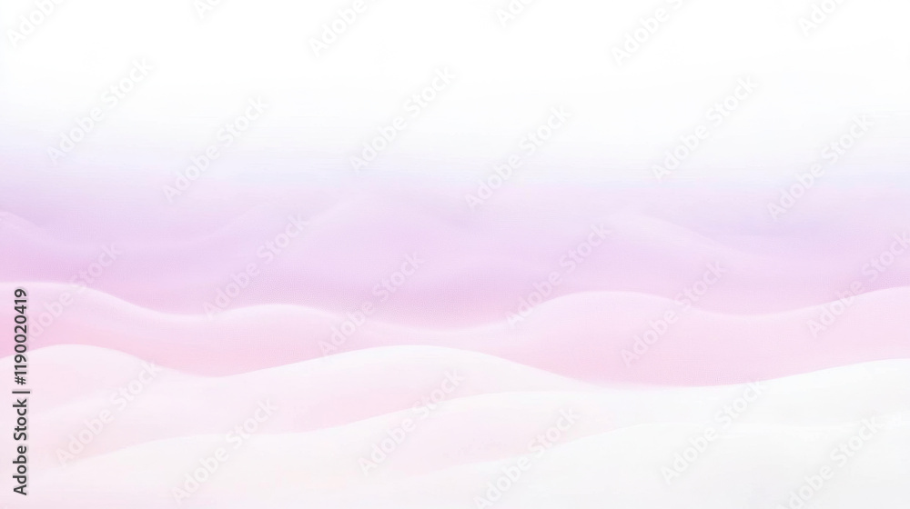 Soft pastel abstract waves create calming atmosphere