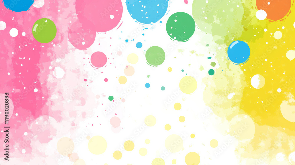 Colorful abstract background with vibrant bubbles Colorful abstract background with vibrant bubbles