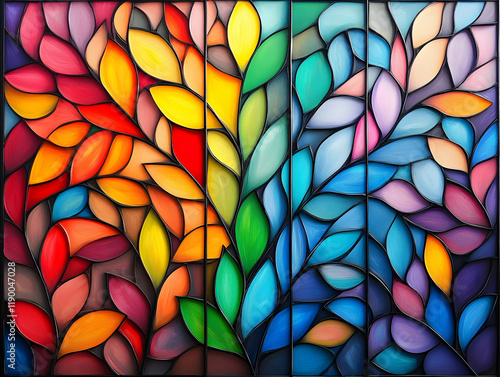 Vibrant Leaf Illustration