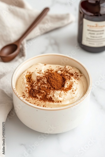 icecream with espresso , generated ai
