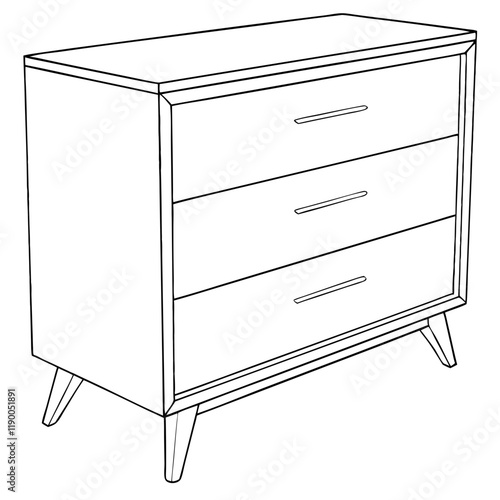 Wooden Dresser