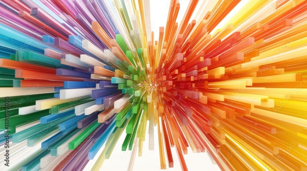 Vibrant Rainbow Explosion: A Symphony of Color and Light Vibrant Rainbow Explosion: A Symphony of Color and Light
