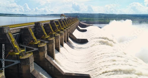 hydroelectric plant Tucuruí dam Pará Brazil low flight