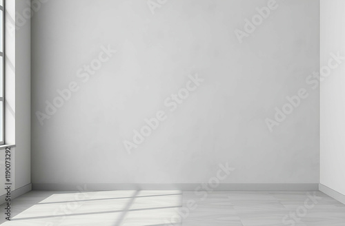 Wallpaper Mural gray room corner empty interior with a modern wall, floor, and art wallpaper, Torontodigital.ca