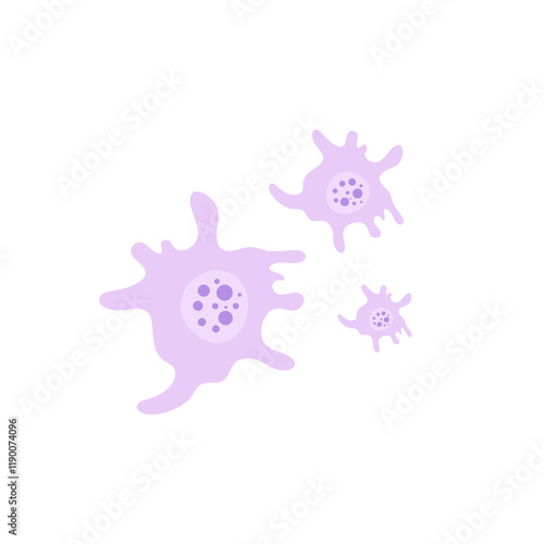 Thrombocyte Blood Platelets. Vector illustration 