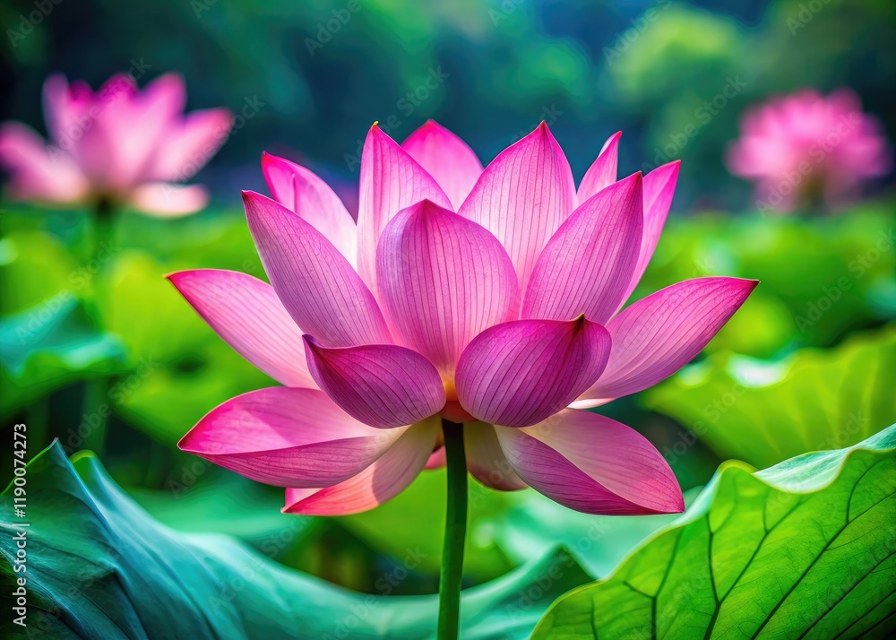 Close-up macro photography captures the exquisite detail of a pink water lily's petals, a botanical masterpiece. Close-up macro photography captures the exquisite detail of a pink water lily's petals, a botanical masterpiece.
