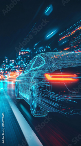 Wallpaper Mural AI-driven data analysis for predicting market trends in the automotive industry, enhancing decision-making and boosting profitability. Torontodigital.ca