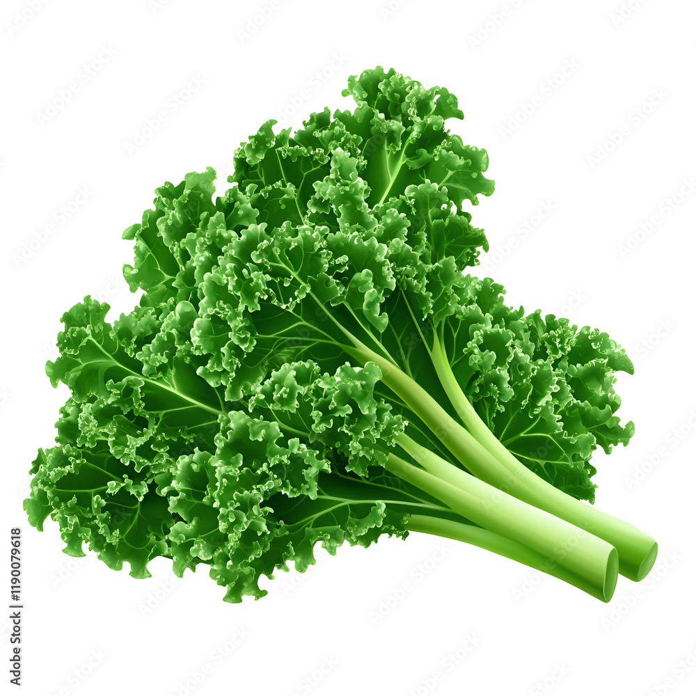 Fresh green kale leaves on a white isolated background. Fresh green kale leaves on a white isolated background.