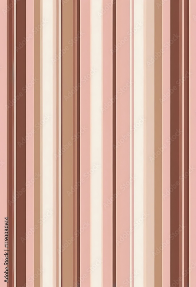Obraz premium Abstract Pink Brown Beige Vertical Stripes Pattern