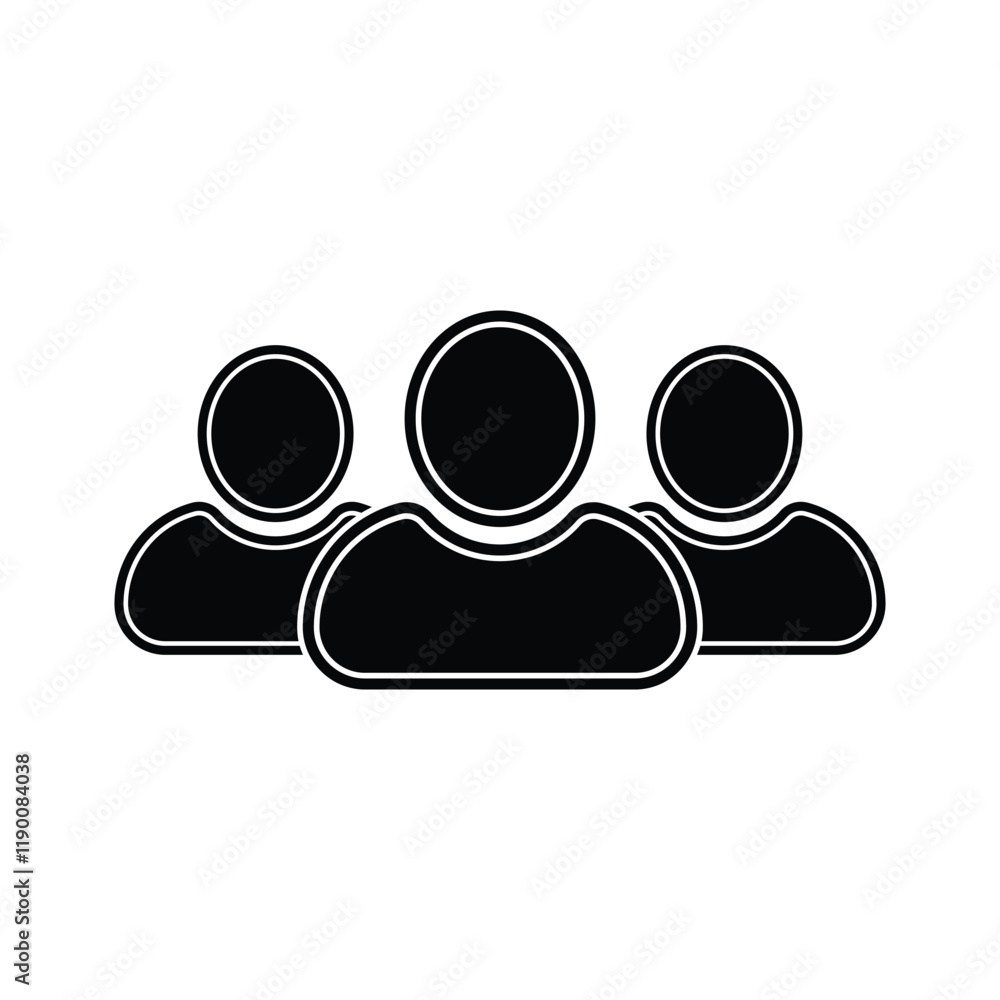 People group icon. Containing group, family, human, team, community, friends, population. Group of people or group of users collection. People group icon. Containing group, family, human, team, community, friends, population. Group of people or group of users collection.