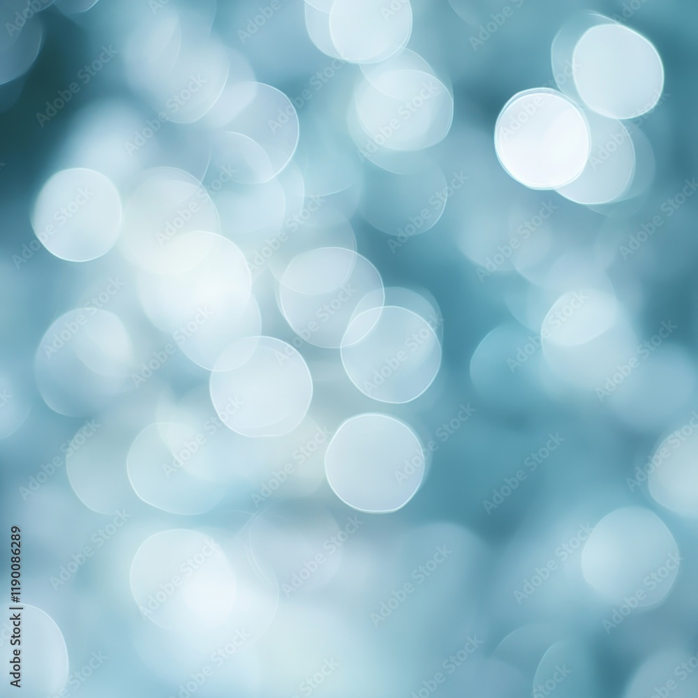 Fototapeta premium Soft Blue Bokeh Background for Creative and Artistic Projects