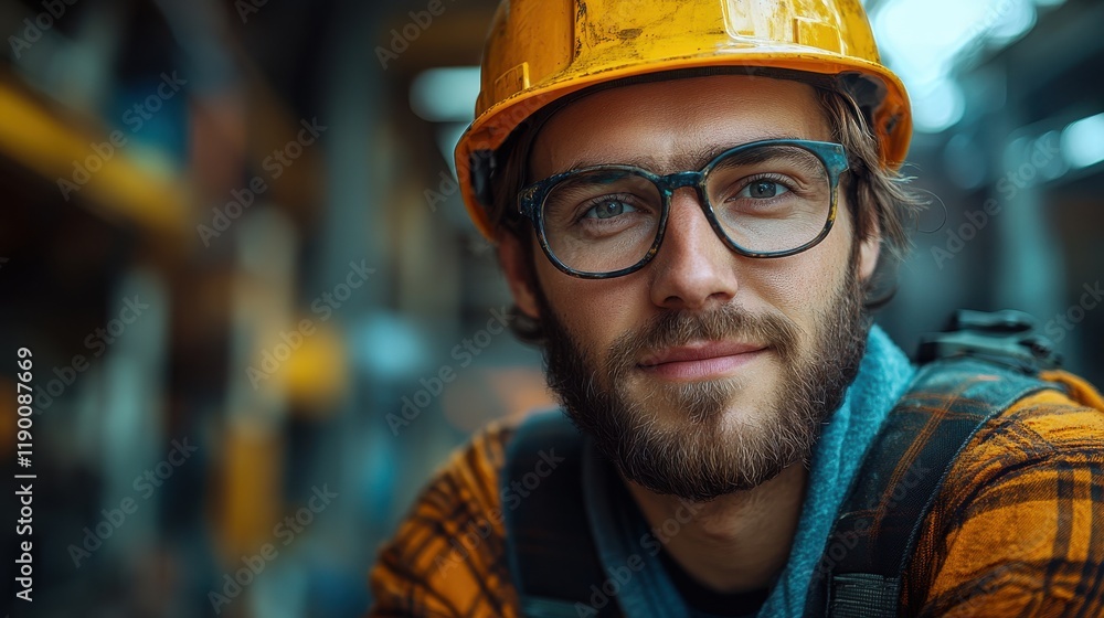 engineer taking a selfie in construction professional builder and renovation concep engineer taking a selfie in construction professional builder and renovation concep