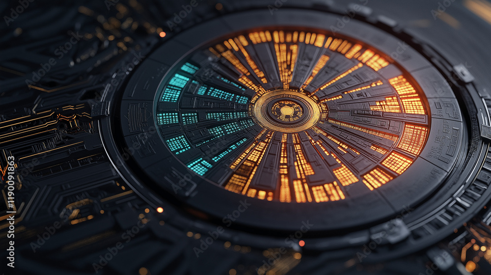 Exploring artificial intelligence ethics and bias in technology design digital art futuristic environment close-up view Exploring artificial intelligence ethics and bias in technology design digital art futuristic environment close-up view
