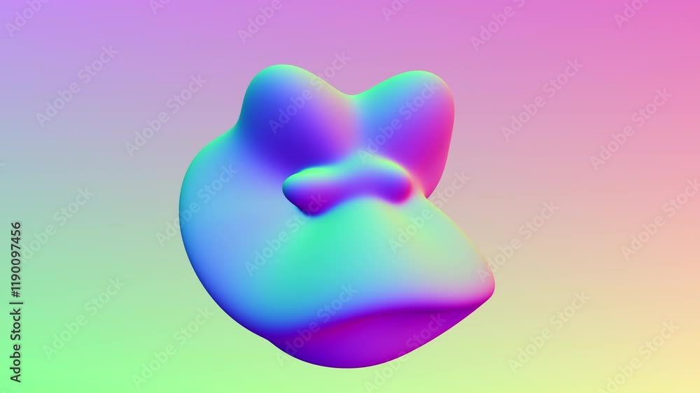A 3D sphere with a captivating rainbow gradient backdrop stands out in this visually appealing image A 3D sphere with a captivating rainbow gradient backdrop stands out in this visually appealing image