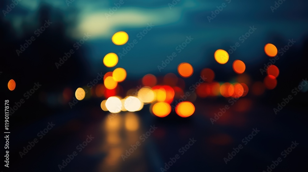 A soft-focus shot of tree lights twinkling in the night, casting a festive glow against a dark sky with room for text A soft-focus shot of tree lights twinkling in the night, casting a festive glow against a dark sky with room for text