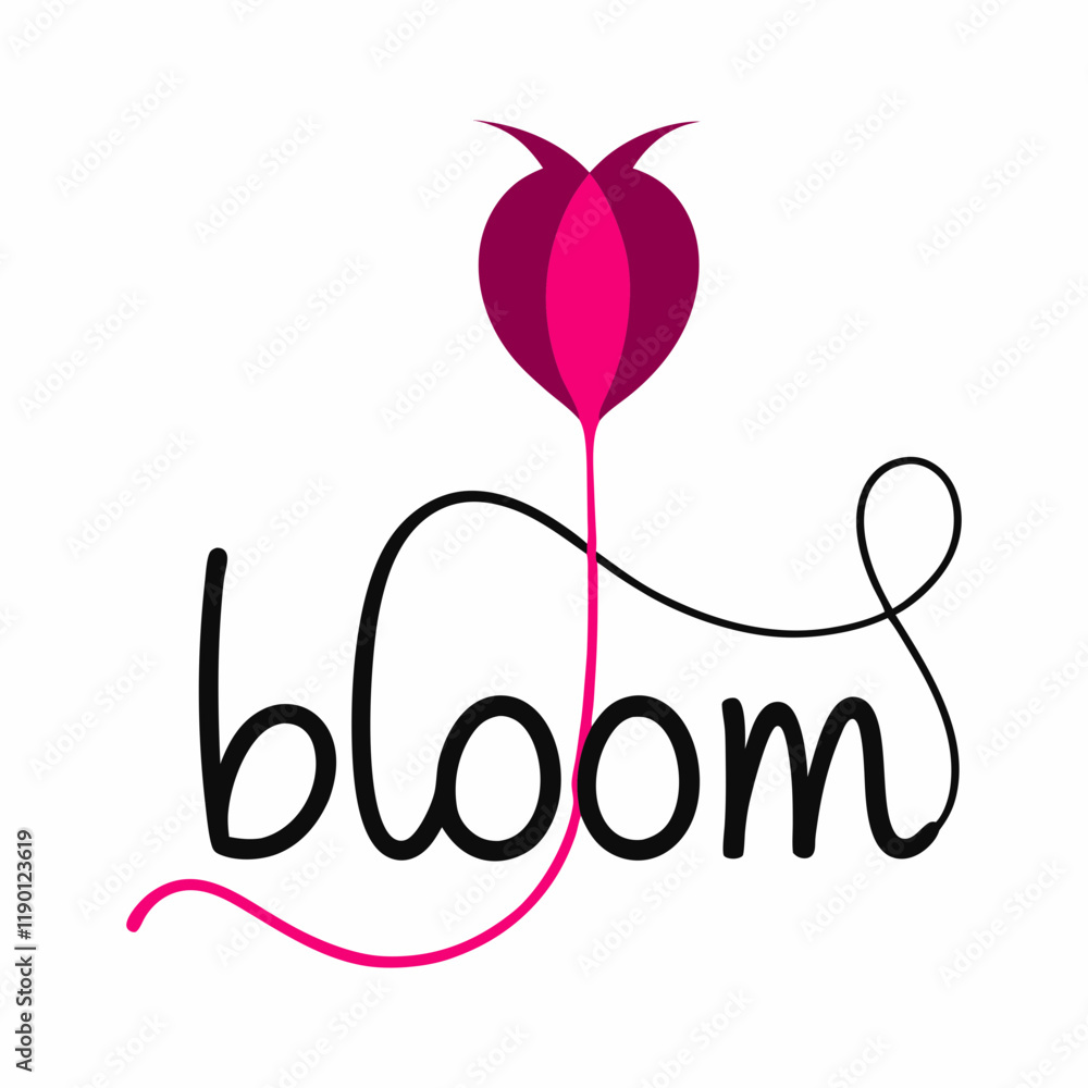 flower logo design