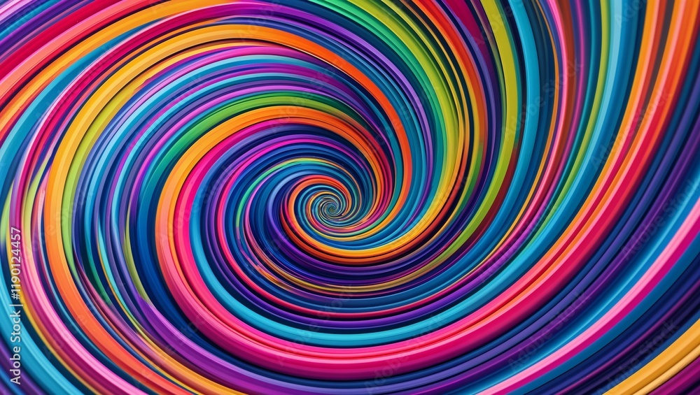 A vibrant, multicolored swirl pattern creates an abstract rainbow backdrop A vibrant, multicolored swirl pattern creates an abstract rainbow backdrop