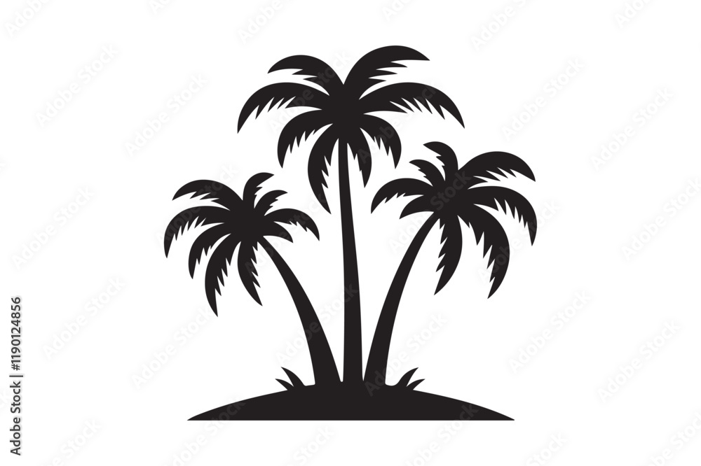 palm tree silhouette palm tree silhouette