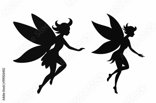 vector-silhouette-of-silhouette-of-a-fairy--temple