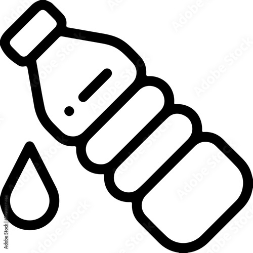 mineral water bottle icon