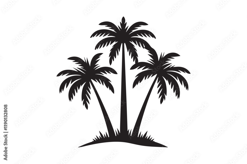 palm tree silhouette palm tree silhouette