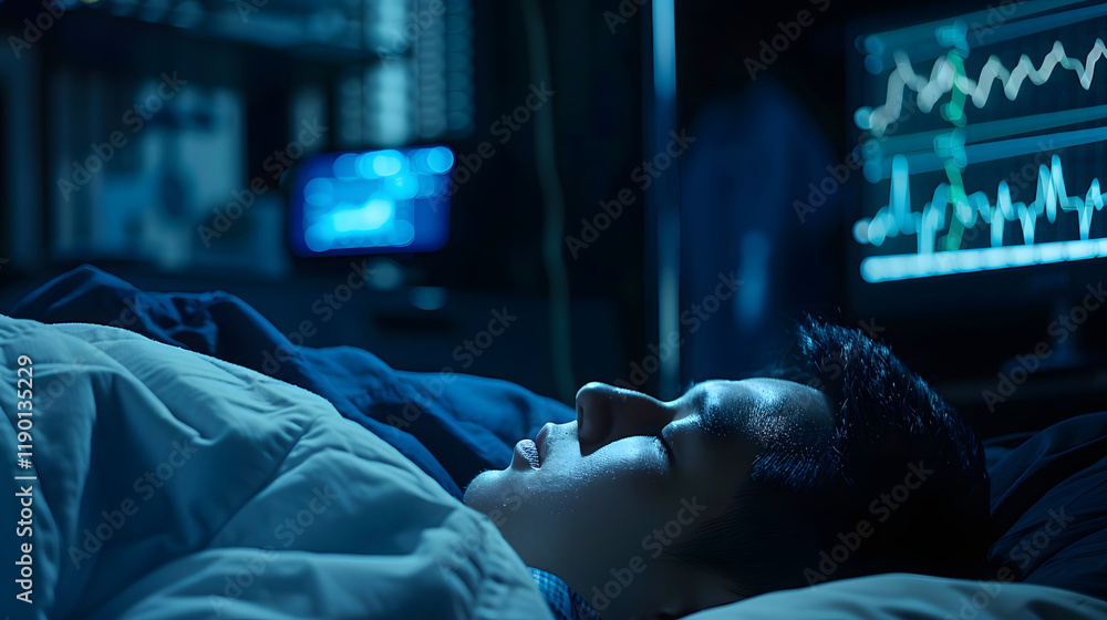 Close-up of a person sleeping peacefully in a dark room with soft lighting
Close-up of a person sleeping peacefully in a dark room with soft lighting