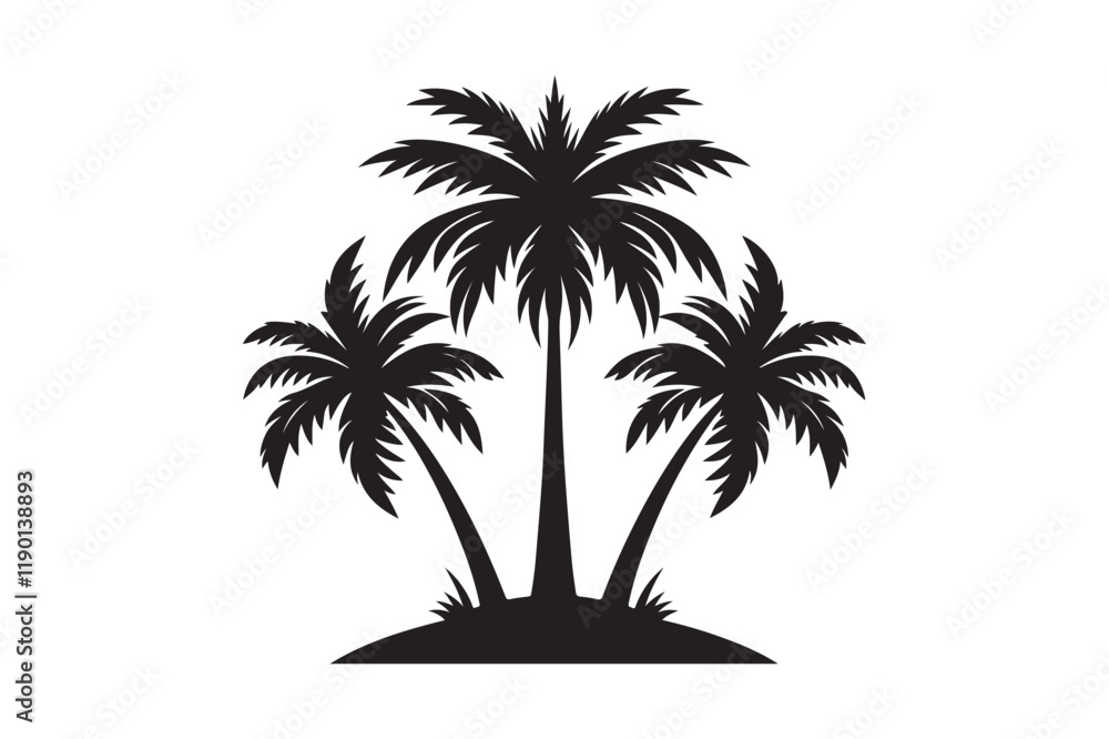 palm tree silhouette palm tree silhouette