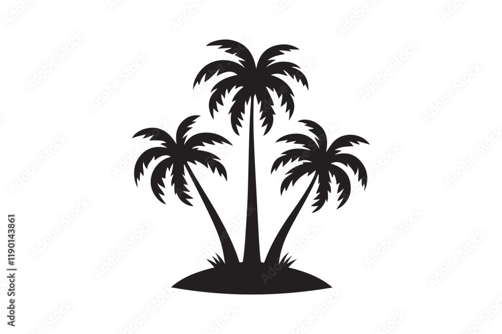 palm tree silhouette palm tree silhouette