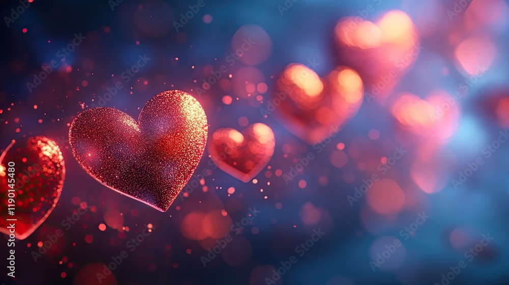Valentine s Day heart-themed background. Valentine s Day heart-themed background.