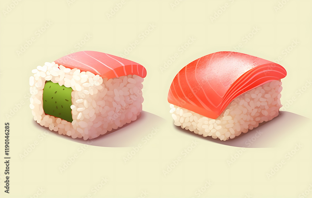Delicious sushi, available for both lunch and dinner. Delicious sushi, available for both lunch and dinner.