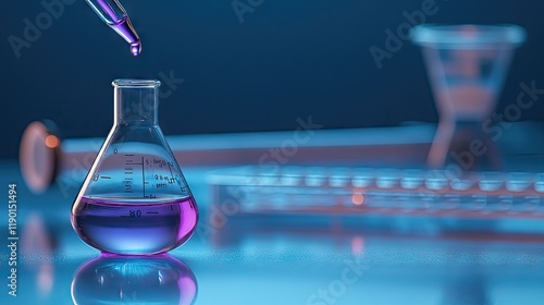 Conducting a Laboratory Experiment with Precise Droplet Dispensing into a Flask