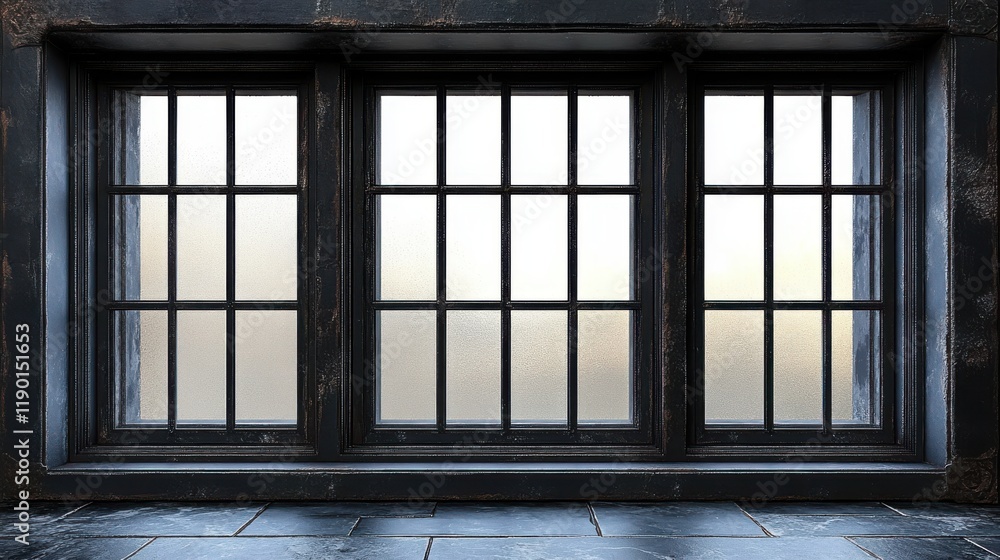 window frame made of black metal isolated on a white backgroun window frame made of black metal isolated on a white backgroun