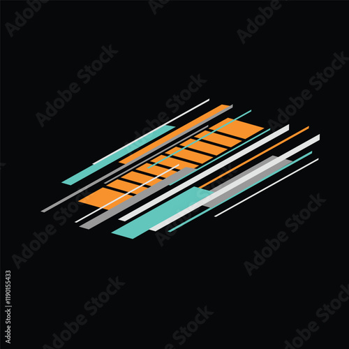 racing car body sticker design vector. racing sticker