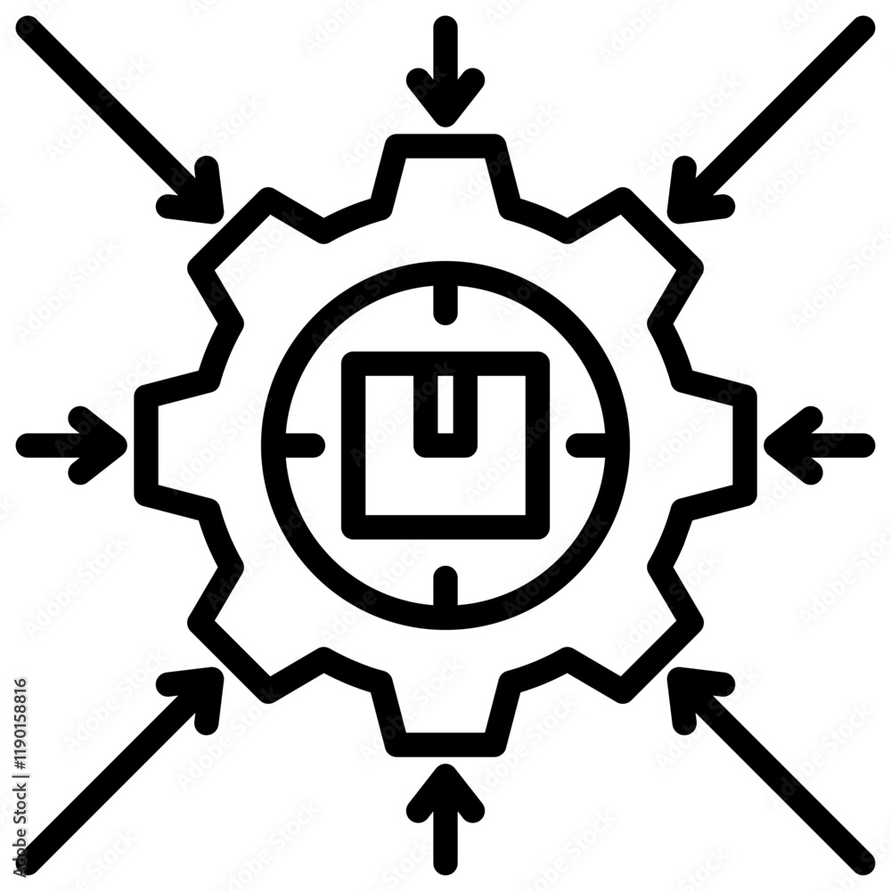 Fototapeta premium Product Coordination Icon