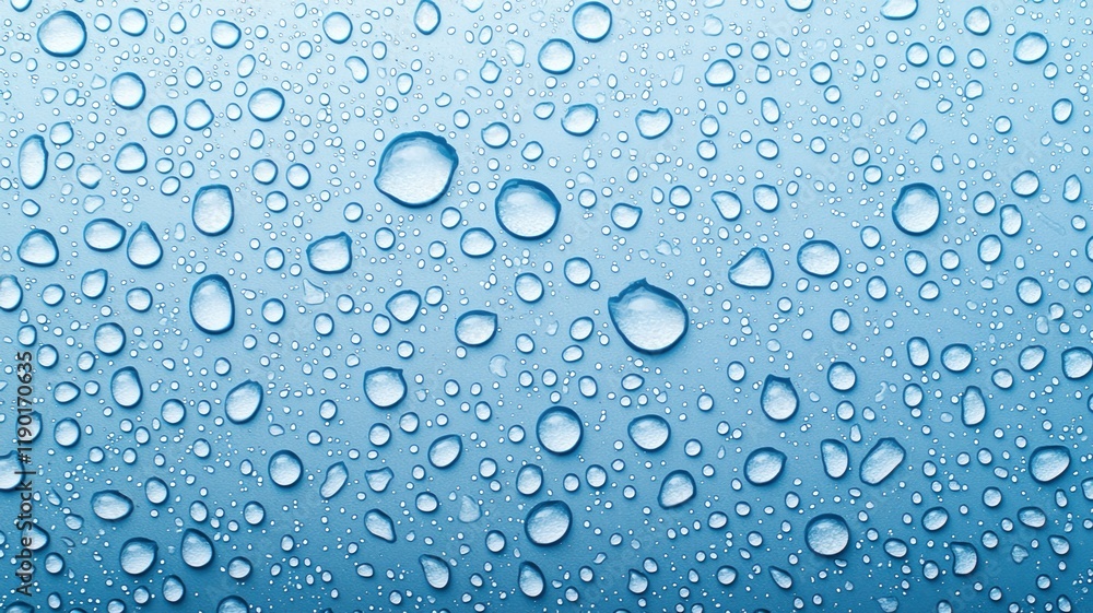 Ocean water surface concept. Water droplets on a blue background creating a textured surface. Ocean water surface concept. Water droplets on a blue background creating a textured surface.