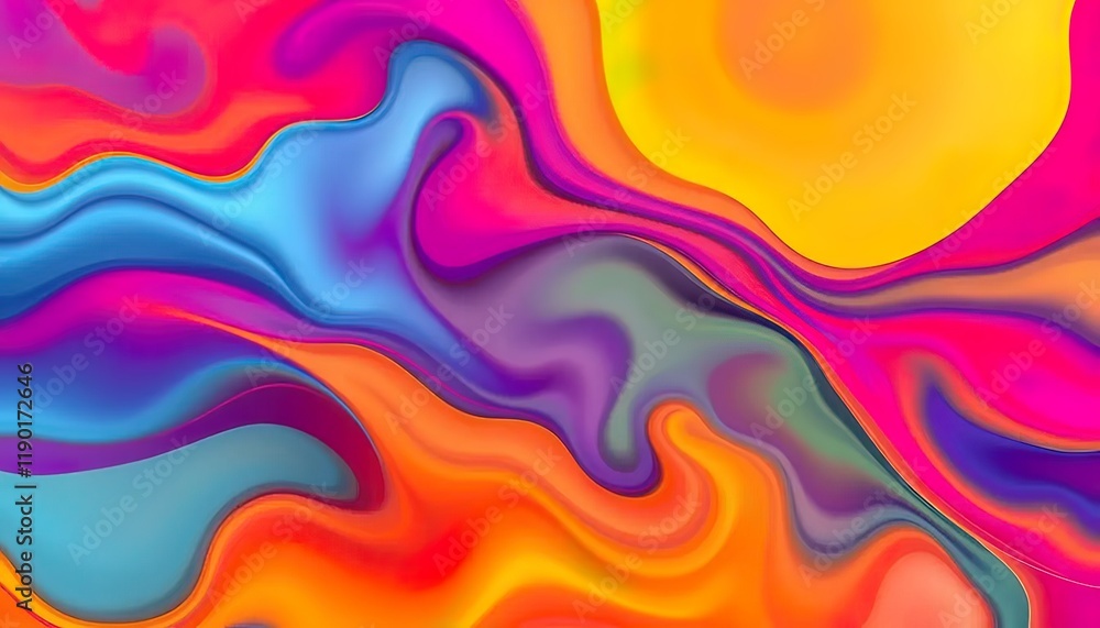 Abstract fluid paint colorful vibrant flowing background with smooth textures Abstract fluid paint colorful vibrant flowing background with smooth textures