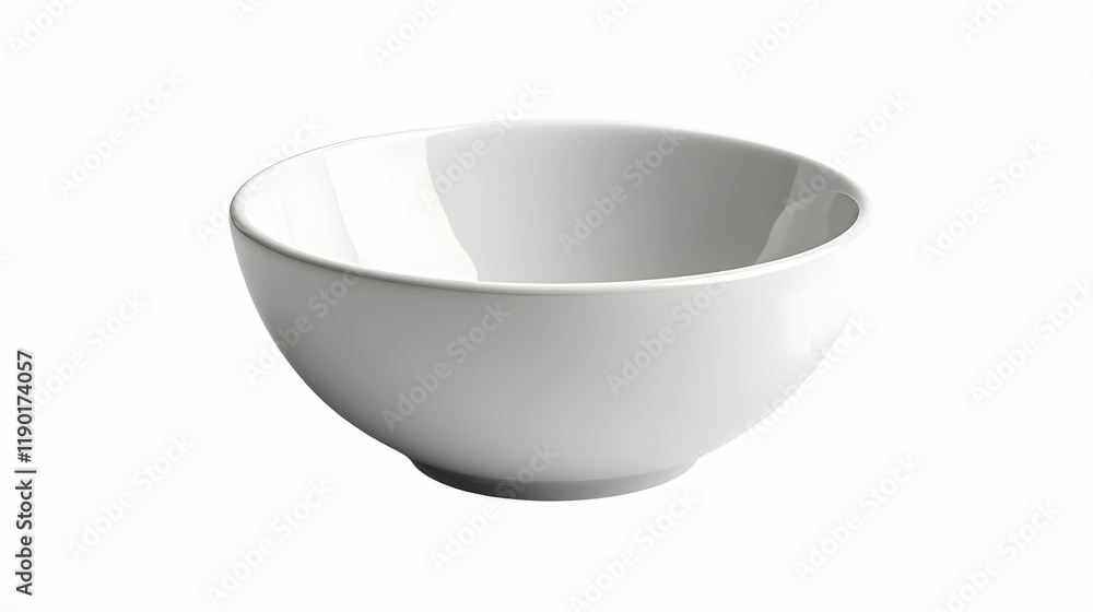White ceramic bowl, studio shot, isolated, food prep