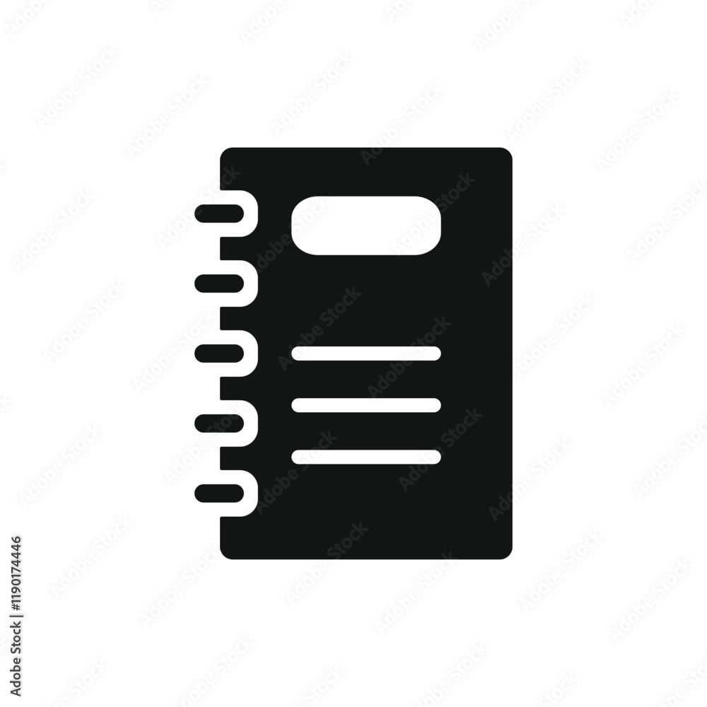 Binder icon featuring a modern and versatile design, ideal for creating a professional vibe in workplace, storage, or project organization-themed projects Binder icon featuring a modern and versatile design, ideal for creating a professional vibe in workplace, storage, or project organization-themed projects